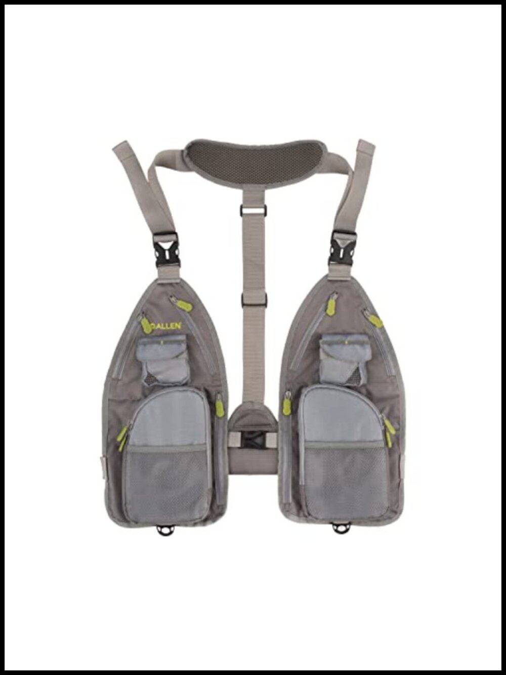 Ultra-Light Gallatin Strap Pack Fishing Vest 14 Pockets Polyester